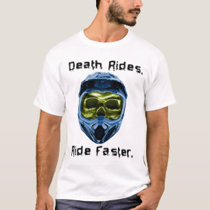 Motorcross T-shirt - De dood rijdt mee