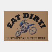Motorcross thema gepersonaliseerde deurmat (Voorkant)