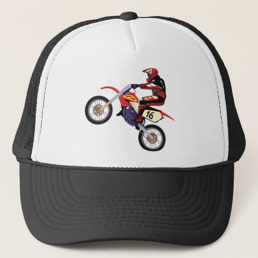 Motorcross Trucker Pet (Voorkant)