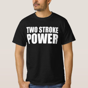 Motorcross twee-lijnen motorfiets Rider T-shirt