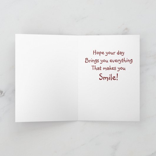 Motorcross verjaardag feestdagen kaart (Binnen)