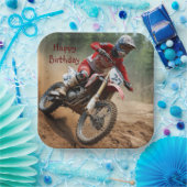 Motorcross verjaardag papieren bordje (Feest)