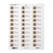 Motorcross Verzendlabels Etiket (Full Sheet)