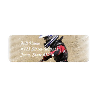 Motorcross Verzendlabels Etiket