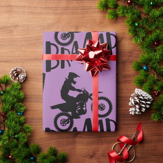 Motorcross Vuilfiets Braap! Cadeaupapier (Feestdagen Geschenken)