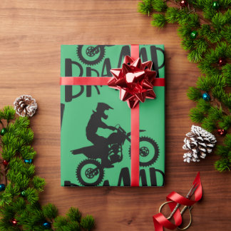 Motorcross Vuilfiets Braap! Cadeaupapier