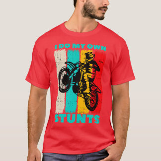 Motorcross Vuilfiets Eigen Stunts Biker Gifts T-shirt