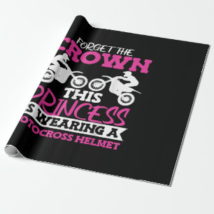 Motorcross Vuilfiets Meisje Cadeaupapier