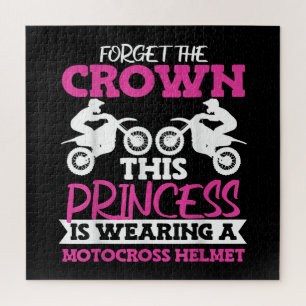 Motorcross Vuilfiets Meisje Legpuzzel