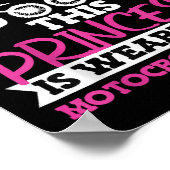 Motorcross Vuilfiets Meisje Poster (Hoek)