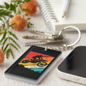 Motorcross Vuilfiets MX Enduro Motorfiets Biker Sleutelhanger (Voorkant Rechts)