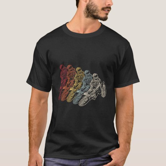 Motorcross - Vuilfiets T-shirt (Voorkant)