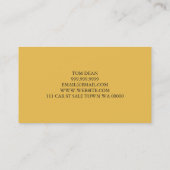 Motorcyc Auto Auto Dealer Dealership Visitekaartje (Achterkant)