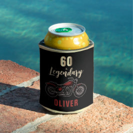 Motorcycle 60th & Legendary Birthday Biker Party Blikjeskoeler