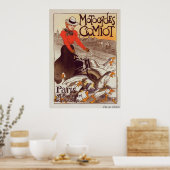 Motorcycle Advertisement Poster (Keuken)