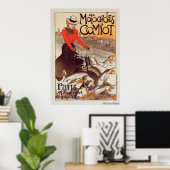 Motorcycle Advertisement Poster (Thuiskantoor)