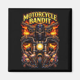 Motorcycle Bandit Magneet