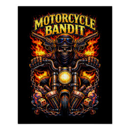 Motorcycle Bandit Perfect Poster