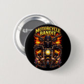 Motorcycle Bandit Ronde Button 5,7 Cm (Voorkant /achterkant)
