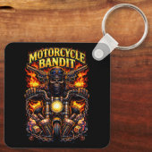 Motorcycle Bandit Sleutelhanger (Achterkant)