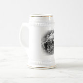 Motorcycle Beer Stein Bierpul (Voorkant links)