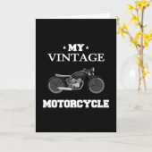 Motorcycle Biker Bike Funny  Gift Idee Kaart (Gele Bloem)