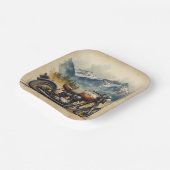 MOTORCYCLE Birthday or Shower  Papieren Bordje (Gebogen)