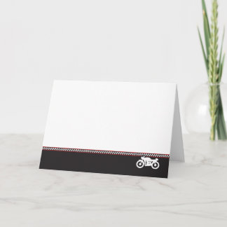 Motorcycle Cafe Racer Foto Wenskaart Kaart