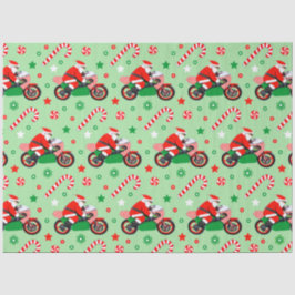 Motorcycle Christmas Holiday Gift Tissuepapier