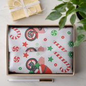 Motorcycle Christmas Holiday Gift Tissuepapier (Geschenk)