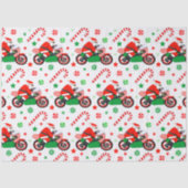 Motorcycle Christmas Holiday Gift Tissuepapier (Voorkant)