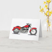 Motorcycle Design Kaart (Gele Bloem)