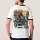 motorcycle design t-shirt (Achterkant volledig)