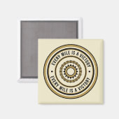 Motorcycle Distance Achievement Style Magneet (Voorkant / Achterkant)