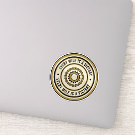 Motorcycle Distance Achievement Style Sticker