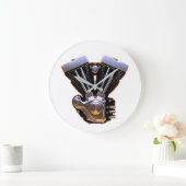 Motorcycle Engine Wall Clock Grote Klok (Huis)