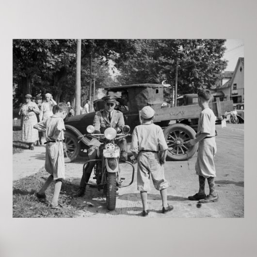 Motorcycle Envy, 1936 Poster (Voorkant)