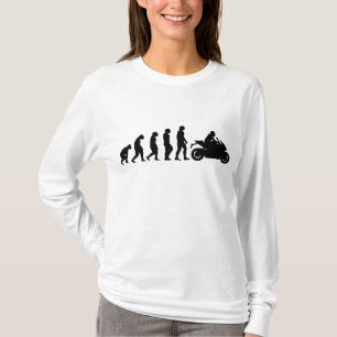Motorcycle Evolution Funny Racing Sport Street Bik T-shirt