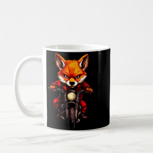 Motorcycle Foxes Koffiemok (Links)