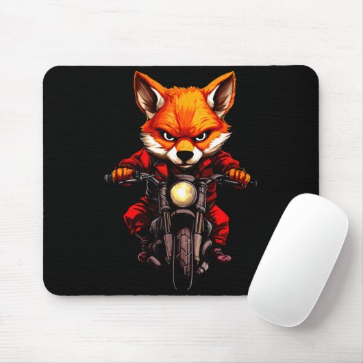 Motorcycle Foxes  Muismat (Met muis)