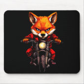 Motorcycle Foxes  Muismat (Voorkant)