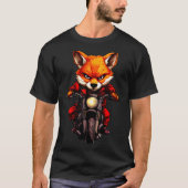 Motorcycle Foxes  T-shirt (Voorkant)