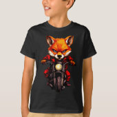 Motorcycle Foxes  T-shirt (Voorkant)