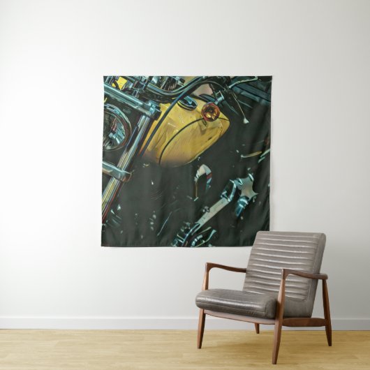 Motorcycle gifts wandkleed (In situ)