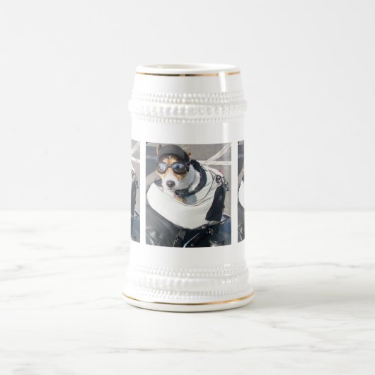 Motorcycle Hog Dog Geboren om te rijden Russell Te Bierpul (Center)