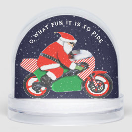 Motorcycle Holiday Gift Snow Globe Sneeuwbol