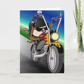 Motorcycle Lady Kaart
