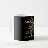 Motorcycle Legende Leef Vrij Rijd Hard Koffiemok (Voorkant links)