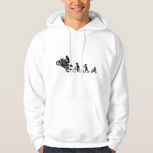 Motorcycle Life Evolution Hoodie (Voorkant)