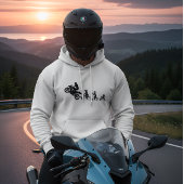 Motorcycle Life Evolution-trui Hoodie